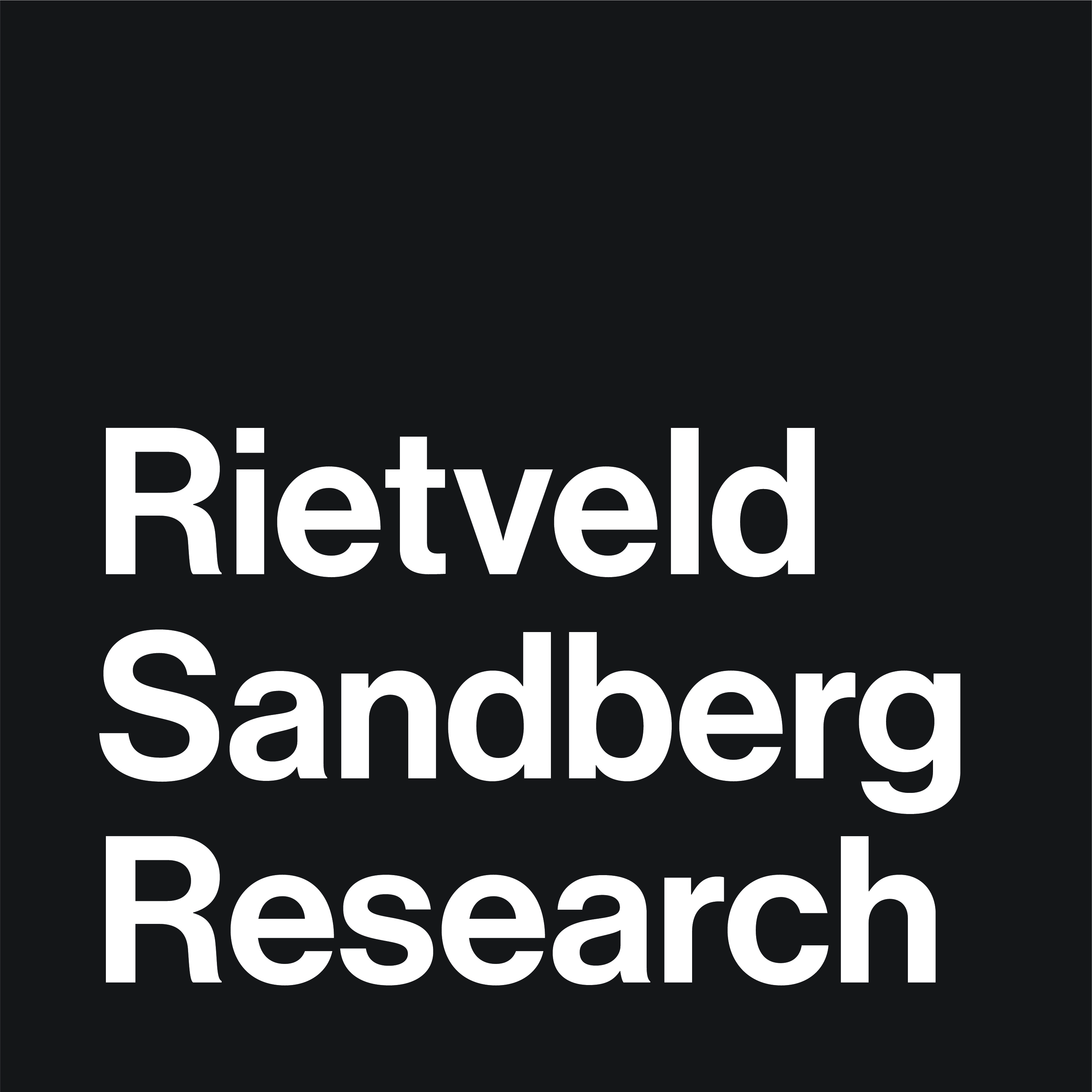 Rietveld Sandberg Research